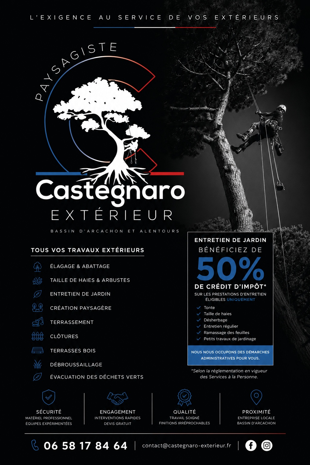 CASTEGNARO EXTÉRIEUR - Paysagiste et élagage